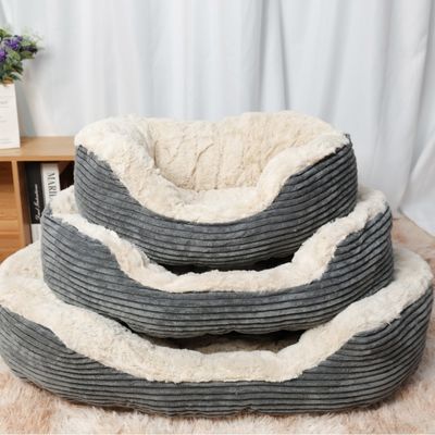 Letto per cani e gatti con capelli ultra lavabili Matera di copertura addensata Pad di velluto Home Pet Sleep