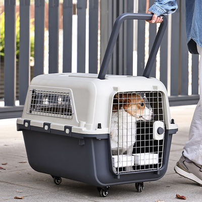 Borsa portatile per animali da compagnia con chiusura a bottone Cage per gatti di grande capacità per prodotti da viaggio