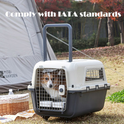 Borsa portatile per animali da compagnia con chiusura a bottone Cage per gatti di grande capacità per prodotti da viaggio