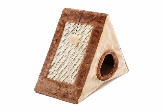 Cat Scratcher Tree Cat House Giocattoli interattivi con funzione di gioco divertente Sisal materiale di peluche
