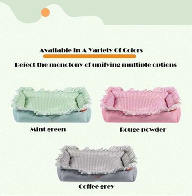 Letto per gatti da lavare di peluche e peluche personalizzabile e lavabile in macchina per una pulizia facile