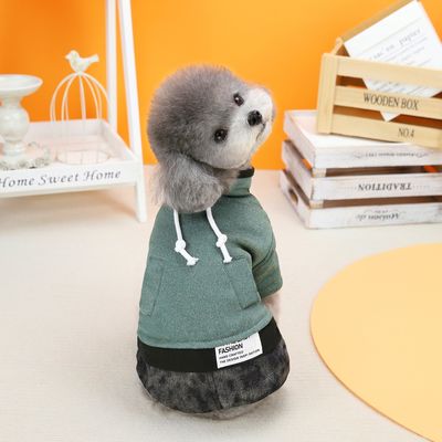Comodo cappotto per cani caldo 2 strati di velluto rivestito abiti invernali a maglia classici