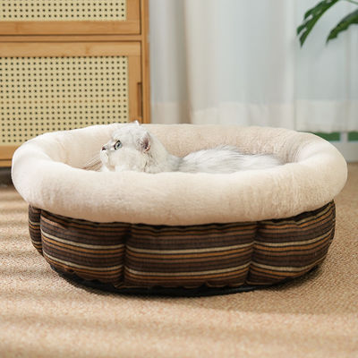 Letto per animali domestici lavabile al chiuso per cani e gattini piccoli Disegni ODM Funzione Caldo Comodo