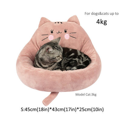 Comodo, ecologico, corto, di peluche, lavabile, casa per gatti per cani piccoli, chihuahua