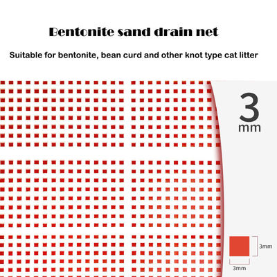 Bagno per gatti in plastica in PP grande anti-spruzzo con scatola aperta per gatti per interni