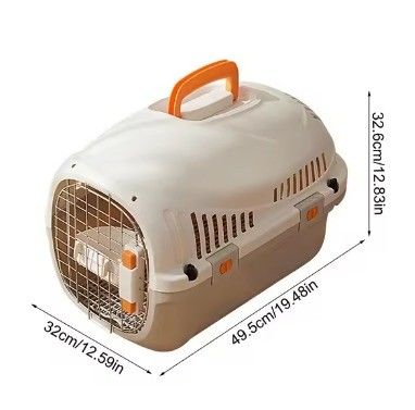 Casella portatile per animali da compagnia per animali da compagnia Accessori di viaggio per auto per il trasporto sostenibile dei gatti