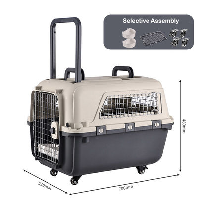Casella di trasporto aereo per animali domestici per cani e gatti di piccola taglia