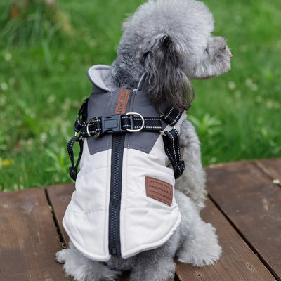 Classe Classico Giacca invernale per cani Indumenti impermeabili e impermeabili ai venti per animali domestici con imbracatura