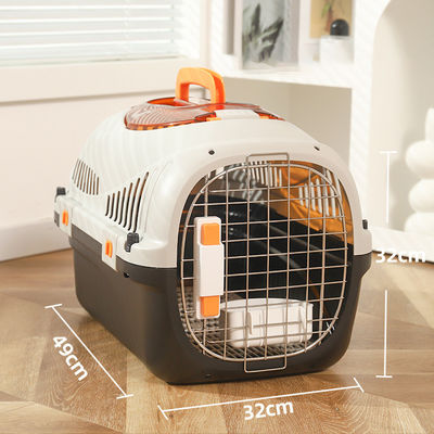 Busta da viaggio in PP per animali da compagnia per gatti, portabicchieri a superficie dura, scatola di trasporto aereo per cani e gatti di piccola taglia