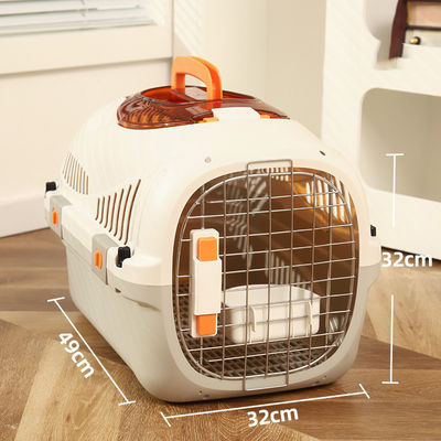 Busta da viaggio in PP per animali da compagnia per gatti, portabicchieri a superficie dura, scatola di trasporto aereo per cani e gatti di piccola taglia