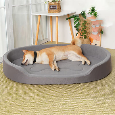 Grande letto per cani in tessuto di Oxford impermeabile e antiurino con pad interno facile da lavare