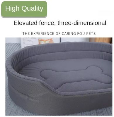 Grande letto per cani in tessuto di Oxford impermeabile e antiurino con pad interno facile da lavare
