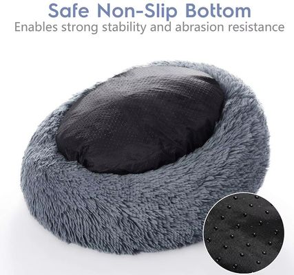 Confortevole lavato ciambella cane gatto pet letto tappeto per materiale di lusso soft plush