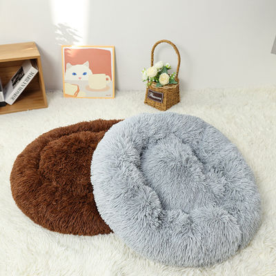Confortevole lavato ciambella cane gatto pet letto tappeto per materiale di lusso soft plush