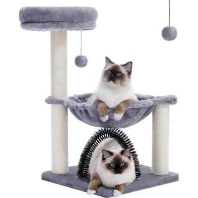 28&quot; Cat Scratching Post con grande letto di amaca e servizio di personalizzazione fornito