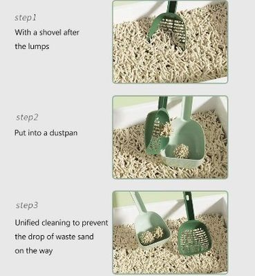 Prodotto igienico per gatti Poop di plastica raccogliere lettiera Scoop di cane Poop Scooper attrezzi per la pulizia