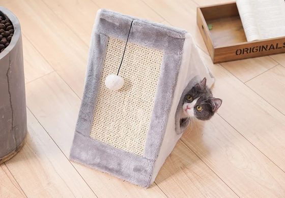 Arredamento per gatti Casa per animali di lusso Forma triangolare Letti per gatti Nido per gatti Cogliente Dog molle pieghevole