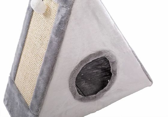 Arredamento per gatti Casa per animali di lusso Forma triangolare Letti per gatti Nido per gatti Cogliente Dog molle pieghevole