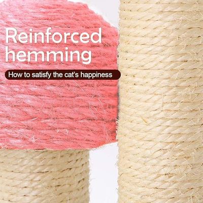 Gatto che si gratta Dormendo giocando Funghi rosa Sisal personalizzato Albero da arrampicata per divertirsi