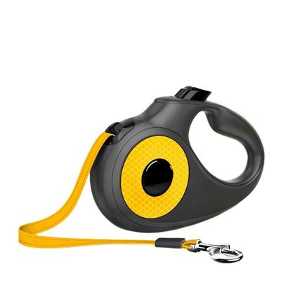 Leash per animali da compagnia regolabile a rilascio rapido 5M 3M ABS retrattile con rivetto