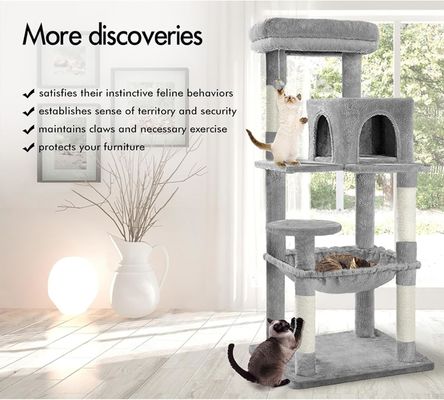 Albero per gatti multi-colore opzionale Sisal integrato Comodo Durabile Alto Gatto Attività Scratcher Albero