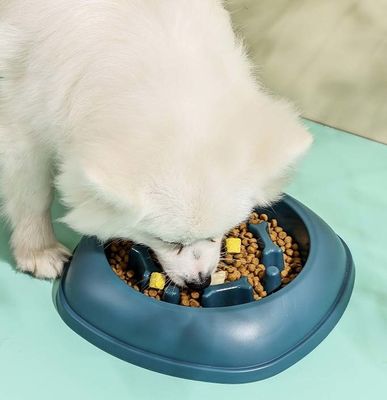 Anti-spilla Slow Food Bowl per animali di piccola e media taglia Logo personalizzato accettabile