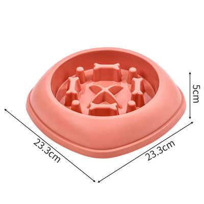 Anti-spilla Slow Food Bowl per animali di piccola e media taglia Logo personalizzato accettabile