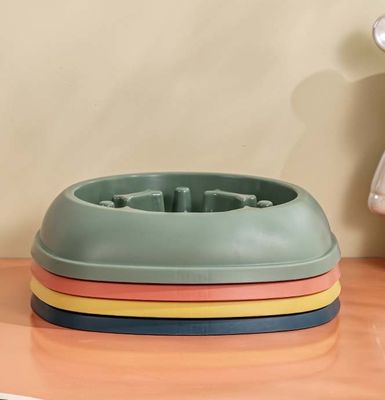 Anti-spilla Slow Food Bowl per animali di piccola e media taglia Logo personalizzato accettabile