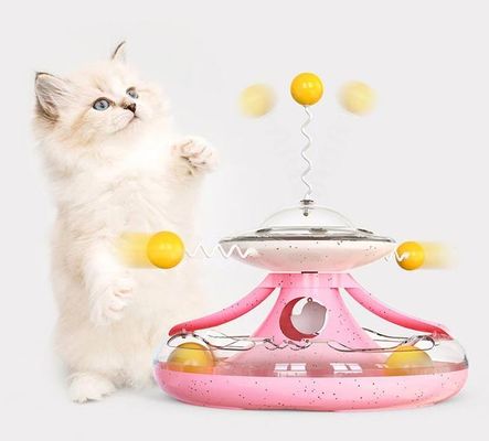 Long Time Used Advantage Gatto Paly giocattoli perdita di cibo pet puzzle interattivo giocattolo giradischi