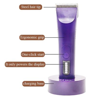 Clipper per capelli per cani con display LED a logo personalizzato inclusi
