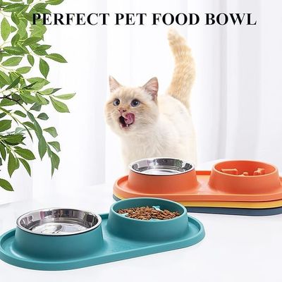 Cibo secco, umido e crudo, ciotola di alimentazione lenta per cani, gatti, piccoli animali, ciotola di alimentazione lenta