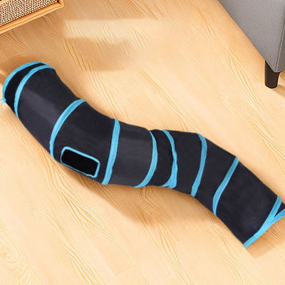 OEM/ODM Interattivo Gatto Gioco Divertente 4 Way S tipo Gatto Tunnel Pet Pieghevole Extra Large