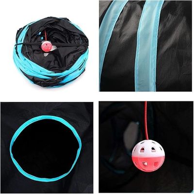 OEM/ODM Interattivo Gatto Gioco Divertente 4 Way S tipo Gatto Tunnel Pet Pieghevole Extra Large