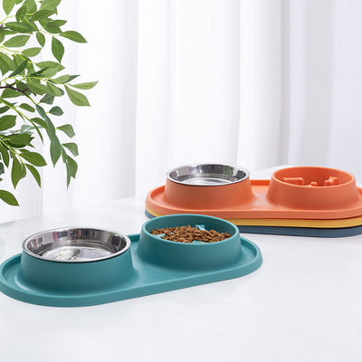 Dispensatore automatico di cibo per animali da compagnia Grande capacità 500 ml per l'alimentazione interattiva degli animali da compagnia