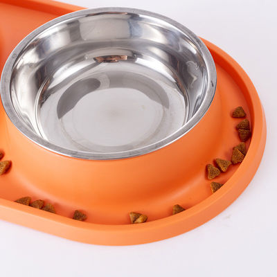 Dispensatore automatico di cibo per animali da compagnia Grande capacità 500 ml per l'alimentazione interattiva degli animali da compagnia