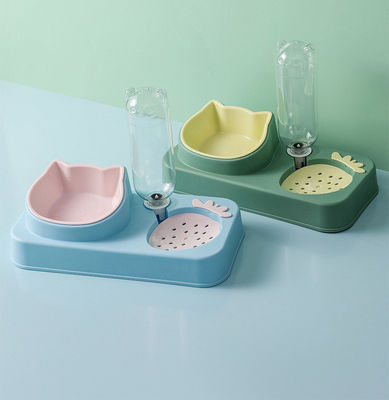 Easy Carry Pet Bowl Anti-Knock Automatic Drinking Water Dog Bowl con protezione contro la bocca bagnata