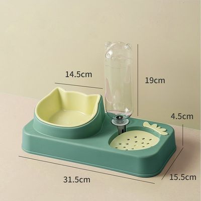 Easy Carry Pet Bowl Anti-Knock Automatic Drinking Water Dog Bowl con protezione contro la bocca bagnata