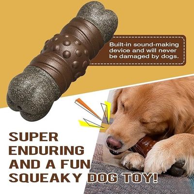 Stile di moda sostenibile Cane Gioco strillato bastone Osso per la pulizia dei denti giocattoli da masticare
