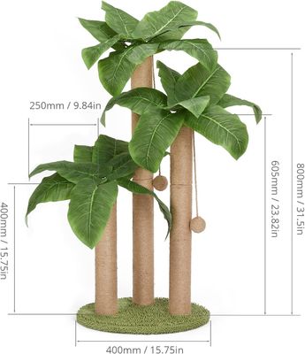 31.5 pollici Sisal Cat Scratching Post Cat Mobili Casa per gatti domestici