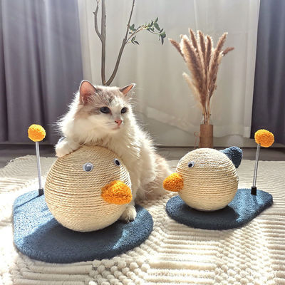 ODM Designs Cat Scratch Toy Sisal Rope Ball Loop di esercizio per il divertimento gioco e Kitty riposo
