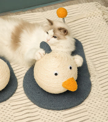 ODM Designs Cat Scratch Toy Sisal Rope Ball Loop di esercizio per il divertimento gioco e Kitty riposo