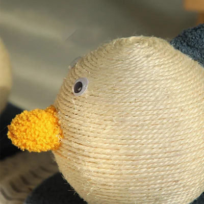 ODM Designs Cat Scratch Toy Sisal Rope Ball Loop di esercizio per il divertimento gioco e Kitty riposo