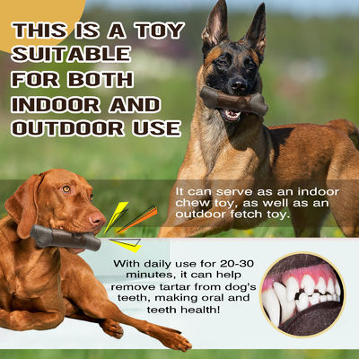 Giochi per cani da masticare Interattivo per pulire i denti Osso indistruttibile Nylon/TPR Gioco a strillare