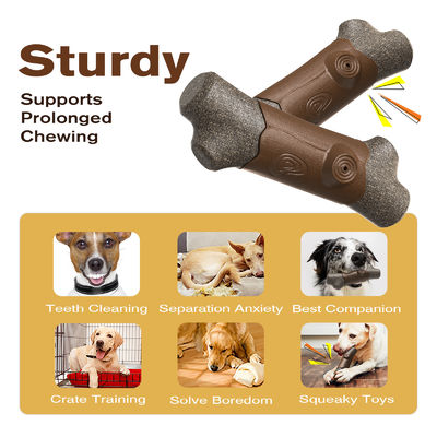 Giochi per cani da masticare Interattivo per pulire i denti Osso indistruttibile Nylon/TPR Gioco a strillare