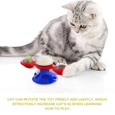 Dispensatore alimentare TPR Interattivo Giochi per gatti Disegno giocattolo per animali domestici per gatti interni Materiale ABS