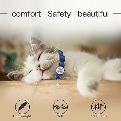 Logo personalizzato Collare per addestratori per animali accettabile con codice QR Materiale poliestere morbido
