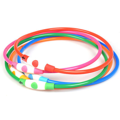 Servizio di personalizzazione Fornito Collare per cani in silicone a LED USB impermeabile ricaricabile