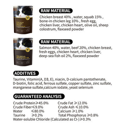 Popolare cibo per gatti umido in scatola con servizio di personalizzazione fornito 85 g per gattini cucciolo