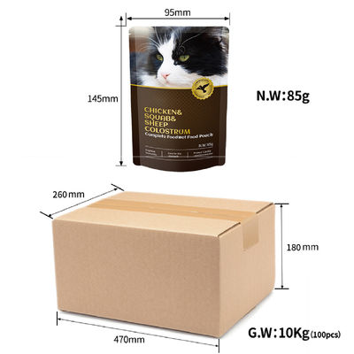 Popolare cibo per gatti umido in scatola con servizio di personalizzazione fornito 85 g per gattini cucciolo