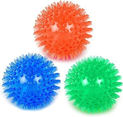 TPR Squeaky Tooth Cleaning Ball giocattolo per cani per allenamento e masticazione dei denti degli animali domestici